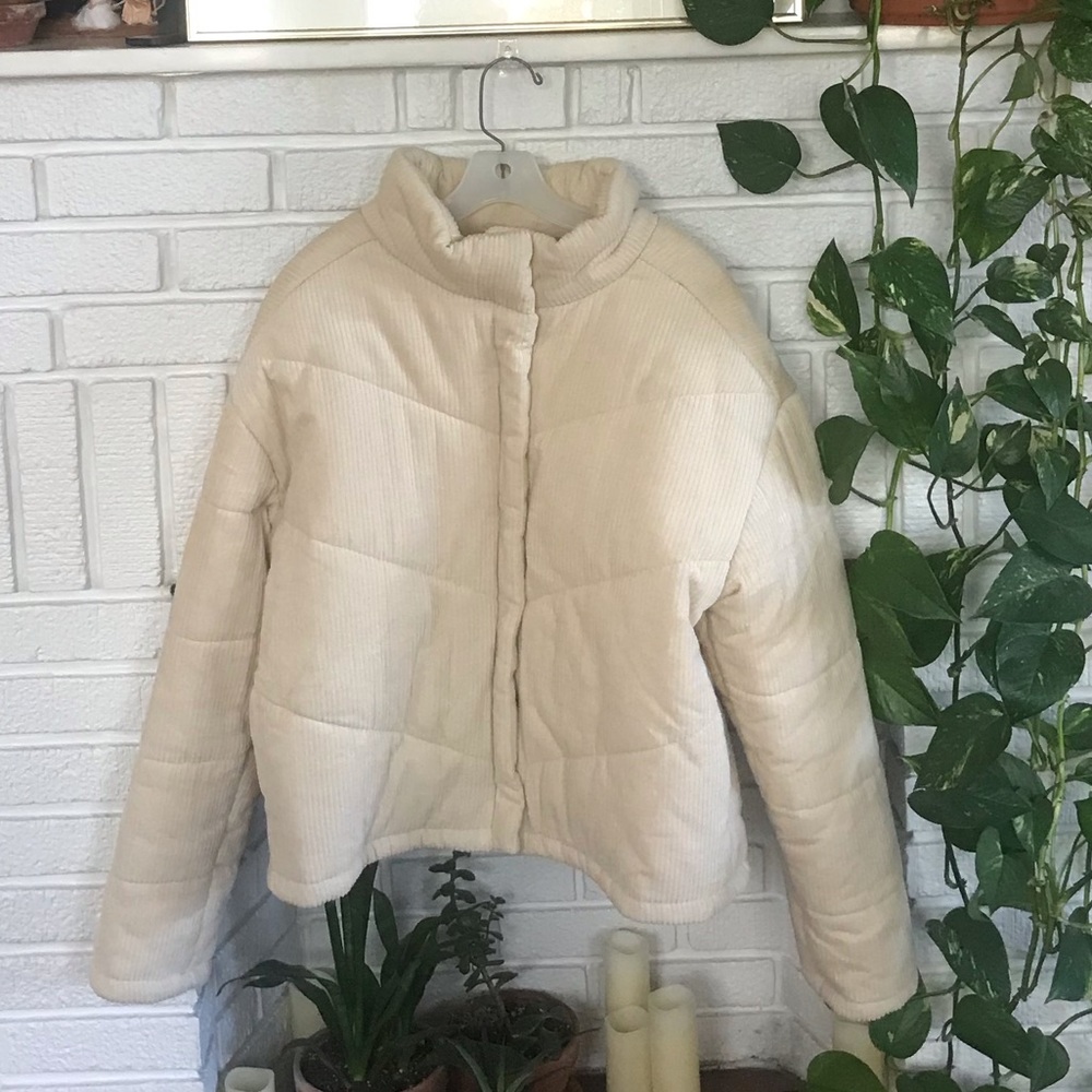 PacSun corduroy puffer jacket